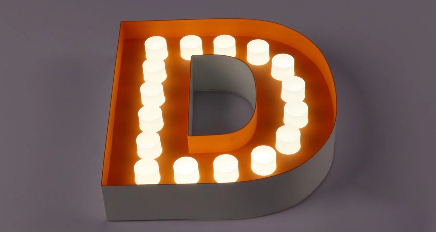 Letras con Luz LED Decorativas Letreros Corpóreos para Events