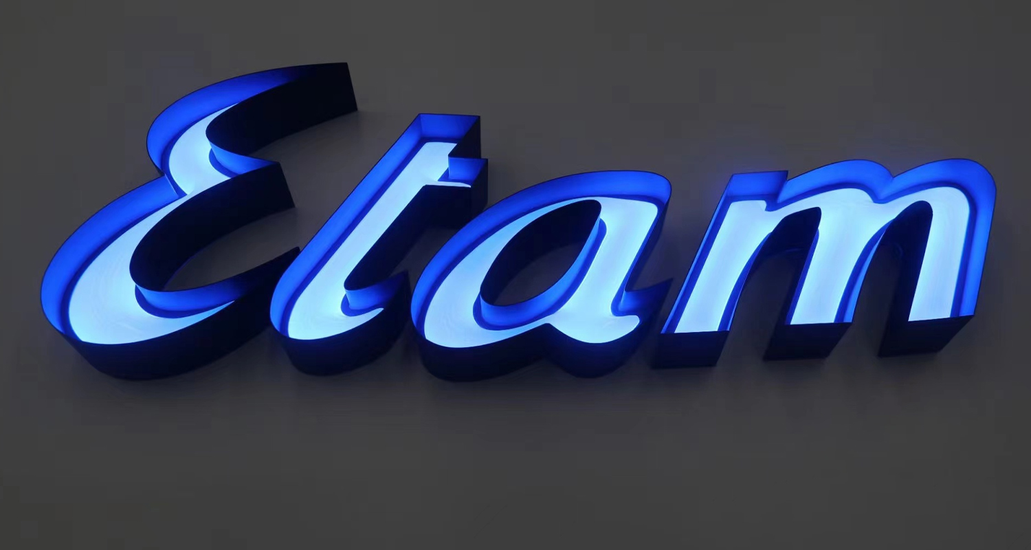 Rótulos 3D Luminosos Letras Corpóreas de LED Personalizadas